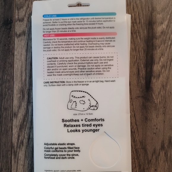 Hot & Cold Therapeutic face mask - Picture 2 of 3